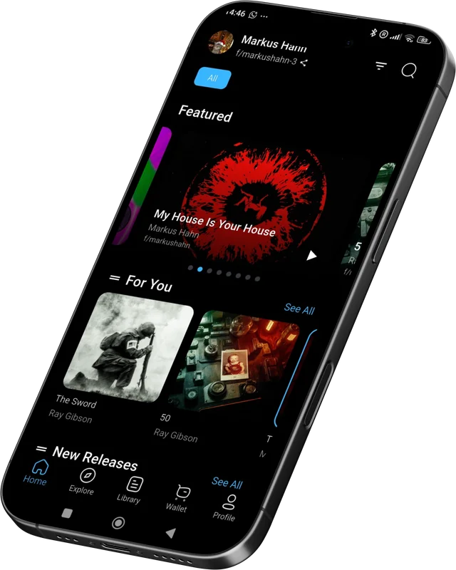 fjalla app - fair music streaming, artists earn 1.2 cents per stream